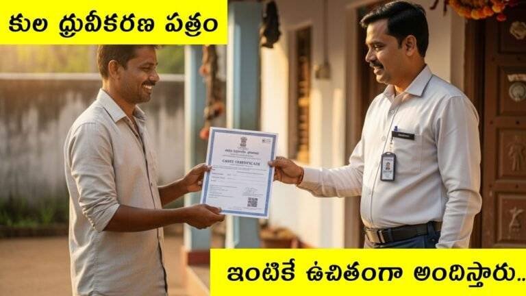 AP Caste Certificate 2025