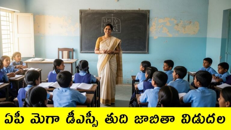 Ap Mega Dsc Final Selection List 2025